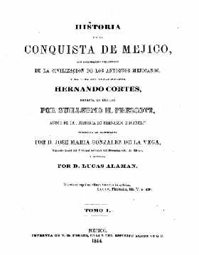 Historia de la conquista de Méjico