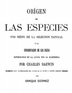 El orígen de las especies